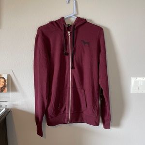 Maroon PINK zip up